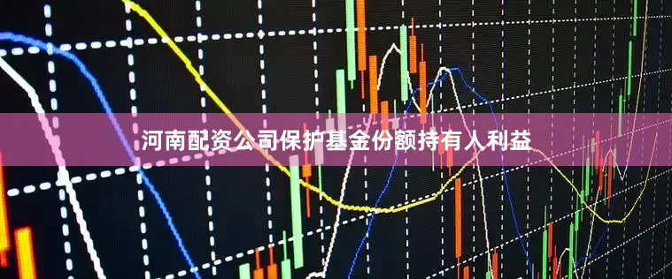 河南配资公司保护基金份额持有人利益