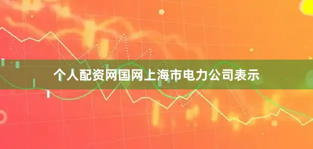 个人配资网国网上海市电力公司表示